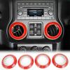 Для JK Внутренние Аксессуары Чехол на Кондиционер для 11-17 Jeep Wrangler JK JKU Красный