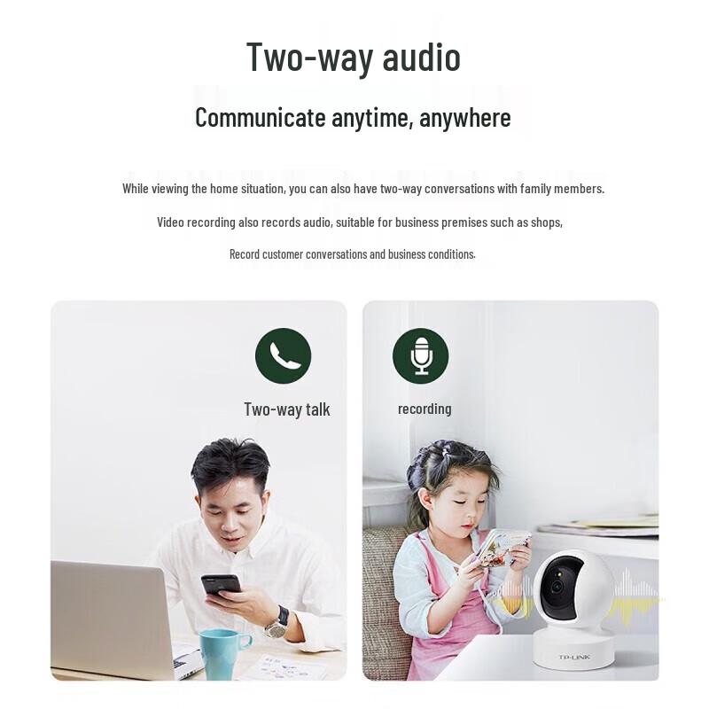 TP-Link TL-IPC44CL 4MP Full-Color PTZ Security Camera CN plug (adapter included)