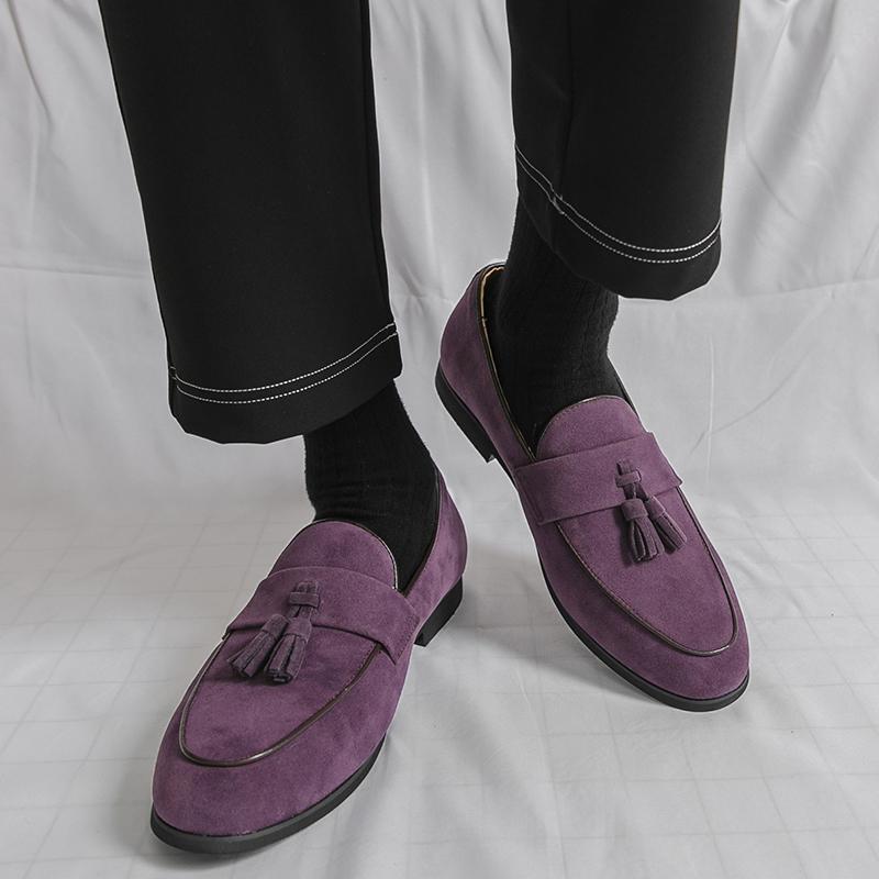 Модные лоферы из высококачественной кожи, мужские, с кисточками, классические, оригинальные, повседневные, удобные, офисные, для бизнеса, для вечеринки