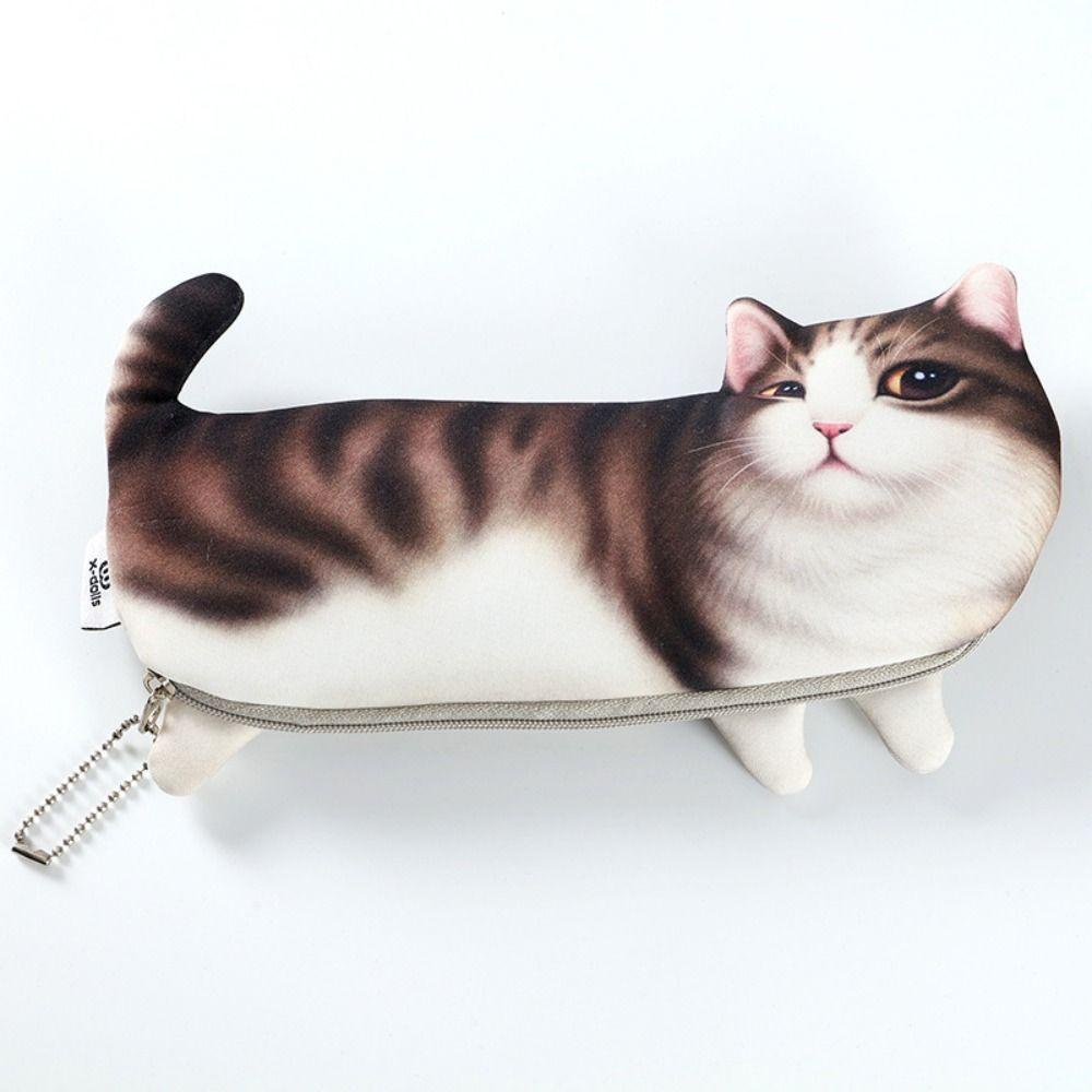Funny Large Capacity Learning Office Supplies Pen Storage Stationery Bag Pencil Case Pen Bag