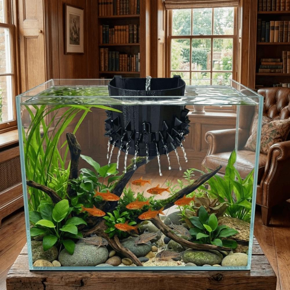Anti-Swirl Water Circulation System 3D Printed Fish Tank Water Changer Saltwater Fish Tank