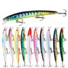 10PCS Long Cast Floating Shiny Hard Bait Sea Fishing Bait