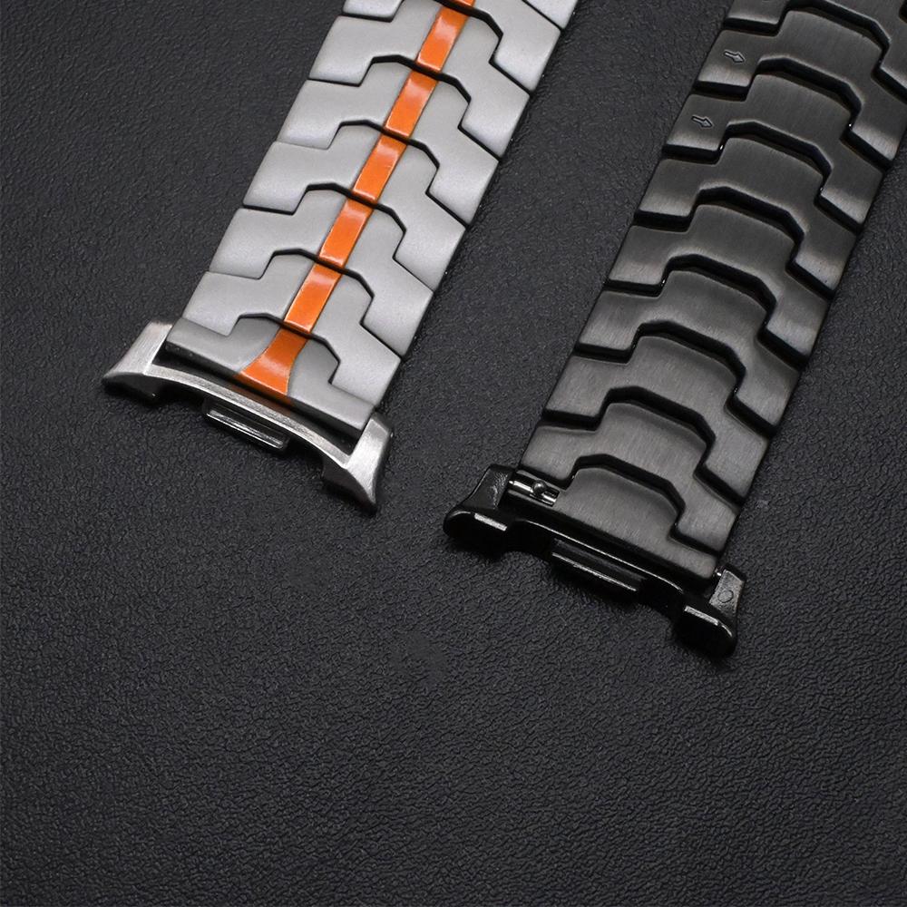 Luxury Men Strap for Samsung Galaxy Watch 8 44mm 40mm Stainless Steel Band Replacement Watchband For galaxy watch 8 Classic 46mm