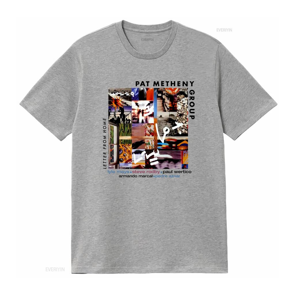 1989 Vintage Pat Metheny Group Tour Concert T Shirt Retro Style White S 2345XL vintage Washed Casual Unisex homme Soft