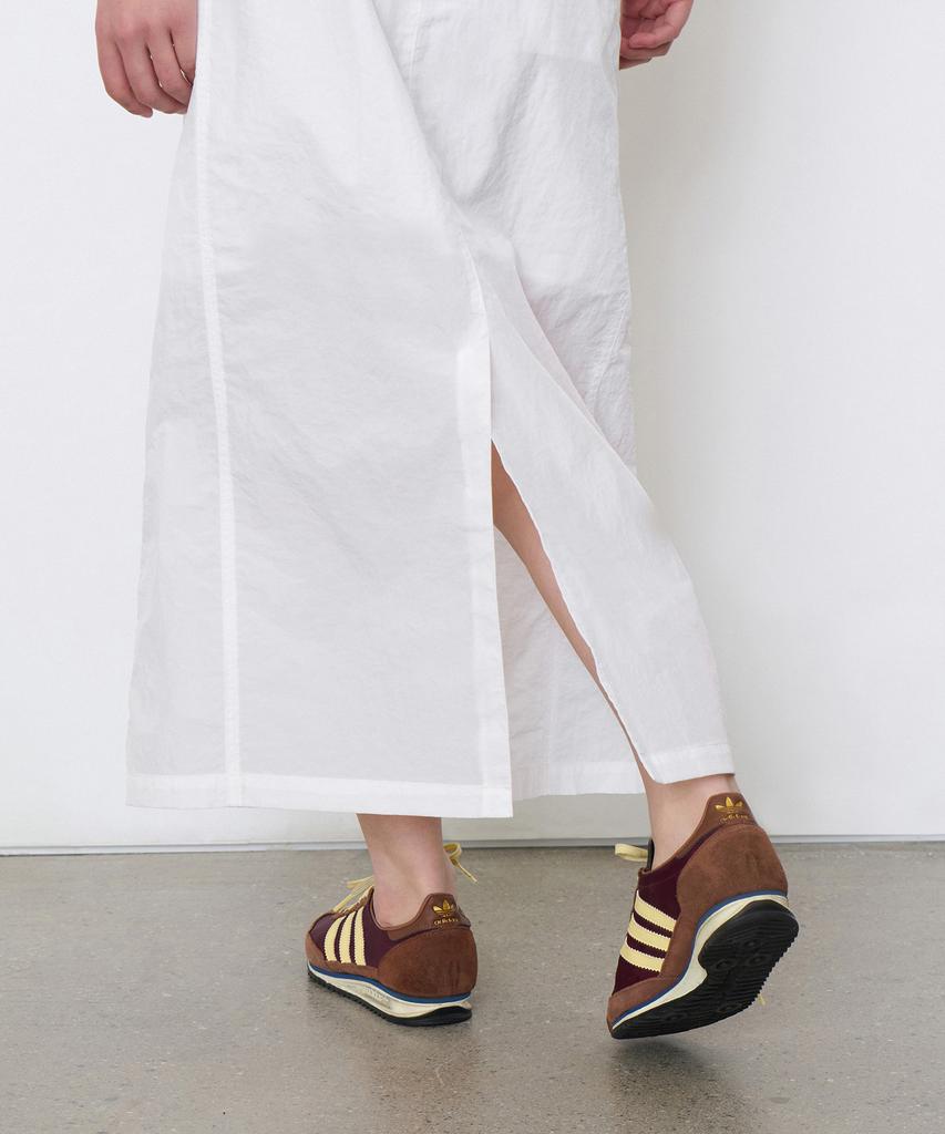 Musinsa Standard Woman Women'S Nylon Elastic Long Skirt [White]