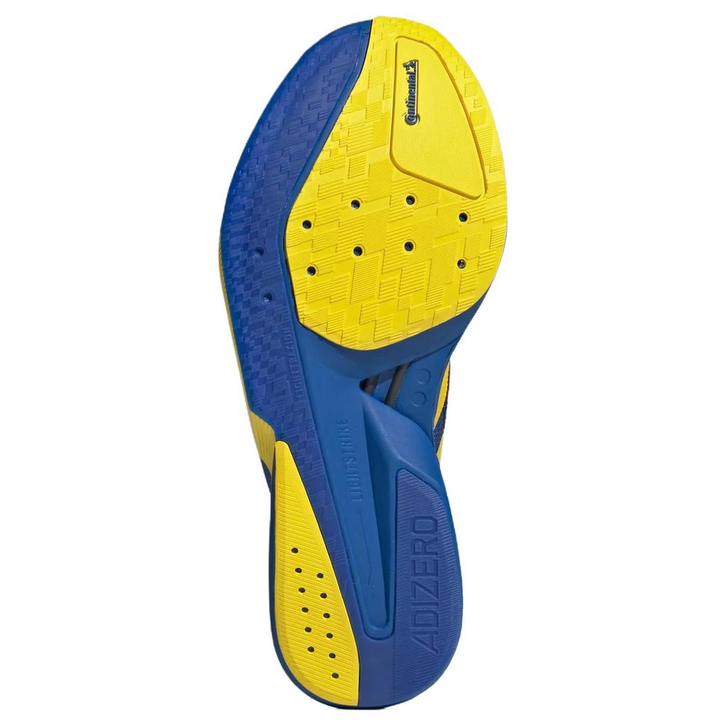 Adidas Мужские кроссовки Adizero Boston 13 Синий Желтый Основной Черный KK4238