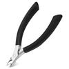 CGBE Cuticle Nail Cuticle Hangnail Stainless Steel Cuticle Trimmer Nippers, Nippers, Care, Treatment, Non-Slip (Black)