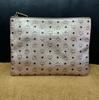 [Pre-Owned] Medium Rose Gold Coated Canvas Floral Print Shoulder Bag Clutch Crossbody Bag Rose Gold Hardware Detachable Shoulder - Very Good #19MMSJF