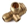 Air Compressor Check Valve 3 Port Male Thread Check Valve Pipe Connection Tool Pneumatic Accessory Corrosion Resistance