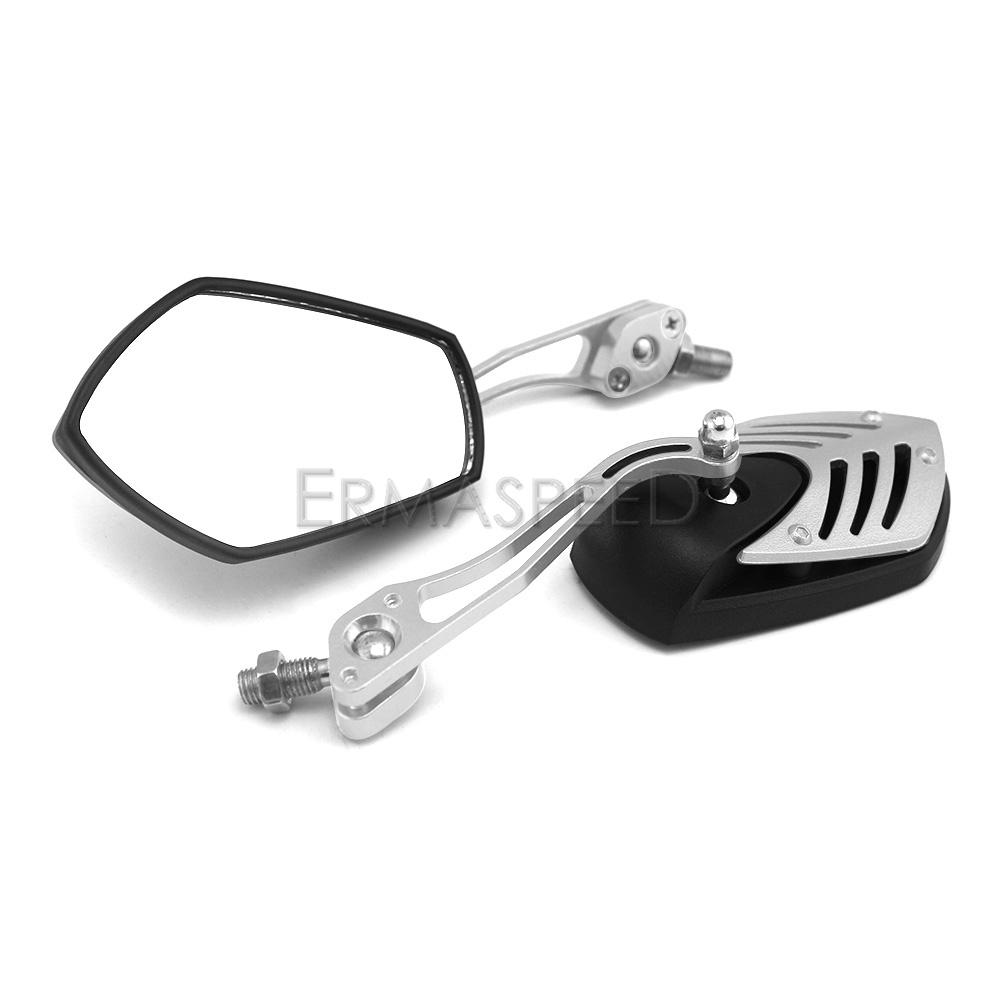 Зеркала заднего вида для мотоцикла и велосипеда, универсальные, регулируемые, 22 мм, боковые зеркала заднего вида на руль для скутера, электровелосипеда