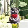 Милый кот Акриловый 2D Плоский Подвесной Кулон, Подвесные Украшения, Интерьер Автомобиля, Украшение Брелока