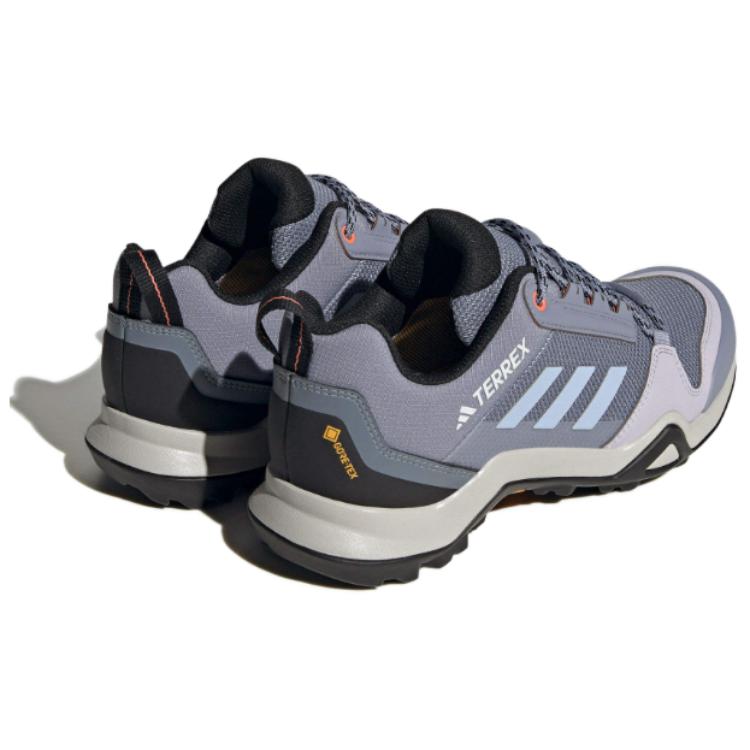 Adidas Terrex AX3 GTX Comfortable Durable Breathable Moisture-Wicking Low-Cut Hiking Shoes Women Hiking Shoes Gray HP8723