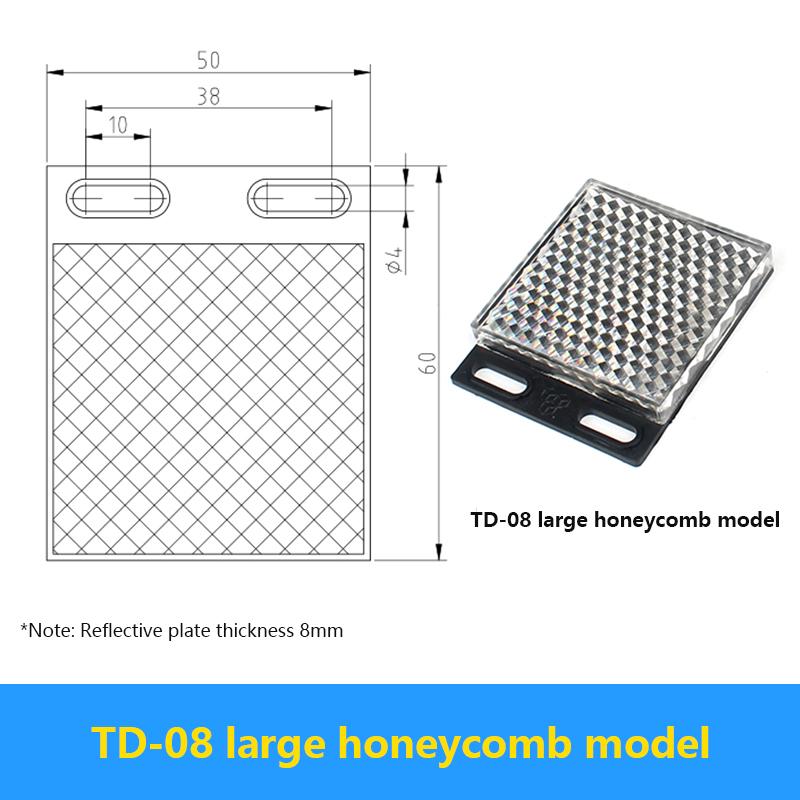 Фотоэлемент Датчик Td Зеркальная отражательная пластина Td-02 Td-03 Td-05 Td-06 Td-08 Td-09 Фотоэлектрический выключатель