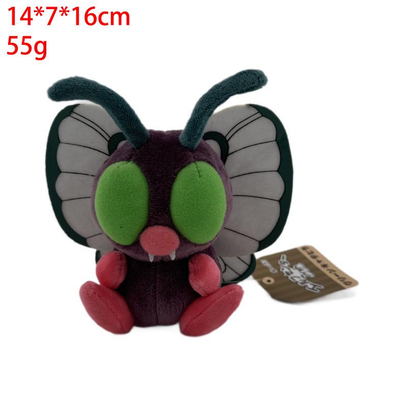 Миниатюрные плюшевые куклы Покемонов: Кэтерпи, Мьюту, Баттерфри, Электабазз, Лапрас