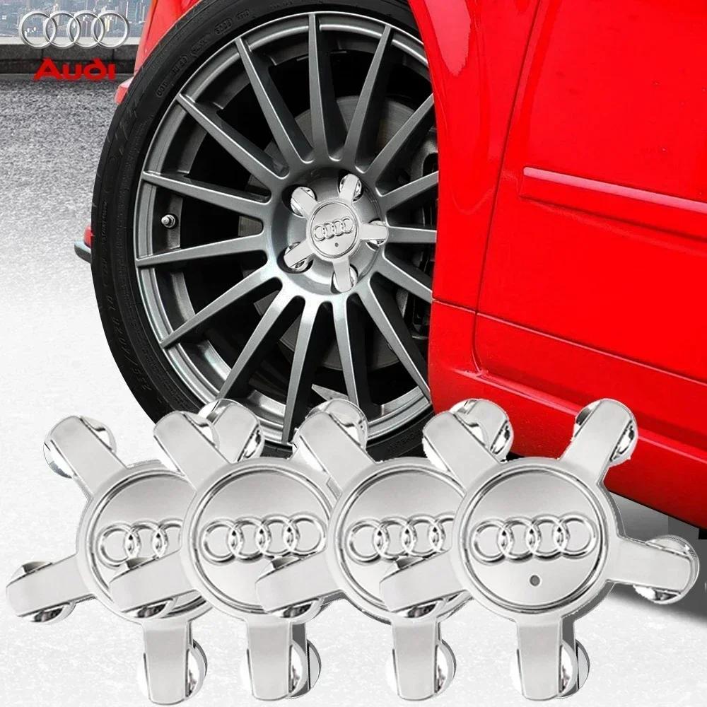 Hub Caps Hot For 2s 4PCS 135mm Wheel Center Hub Caps Silver For 2s 8R0601165 For 2s Q5 Q3 A3 S3 S5 Sline Cool AutobotsA1