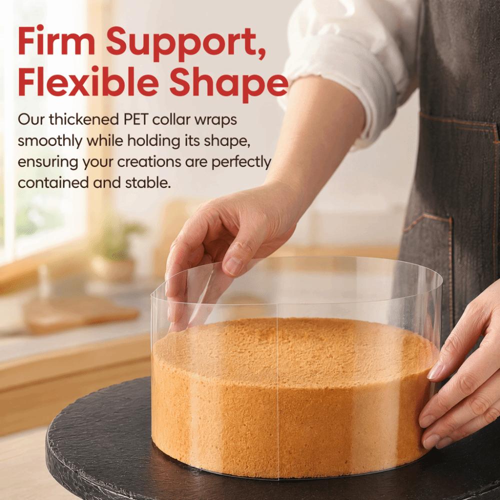 Transparent Clear Mousse Wrapping Tape Waterproof Baking Wrapping Tape Dessert Wrapping