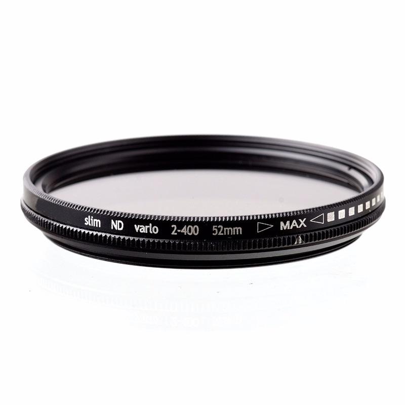 Нейтрально-серый фильтр ND Fader Vario Filtiros ND2-400 37мм 40.5мм 43мм 46мм 49мм для Canon Nikon