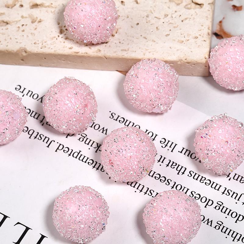Сверкающие стразовые бусины: Сделай сам Мягкий сахар Круглые бриллиантовые шарики