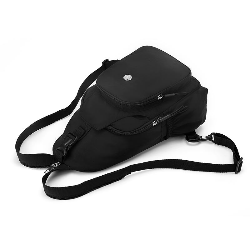 Waterproof Multifunctional Backpack Outdoor Travel Bag Solid Color Shoulder Bag Women's Chest Bag