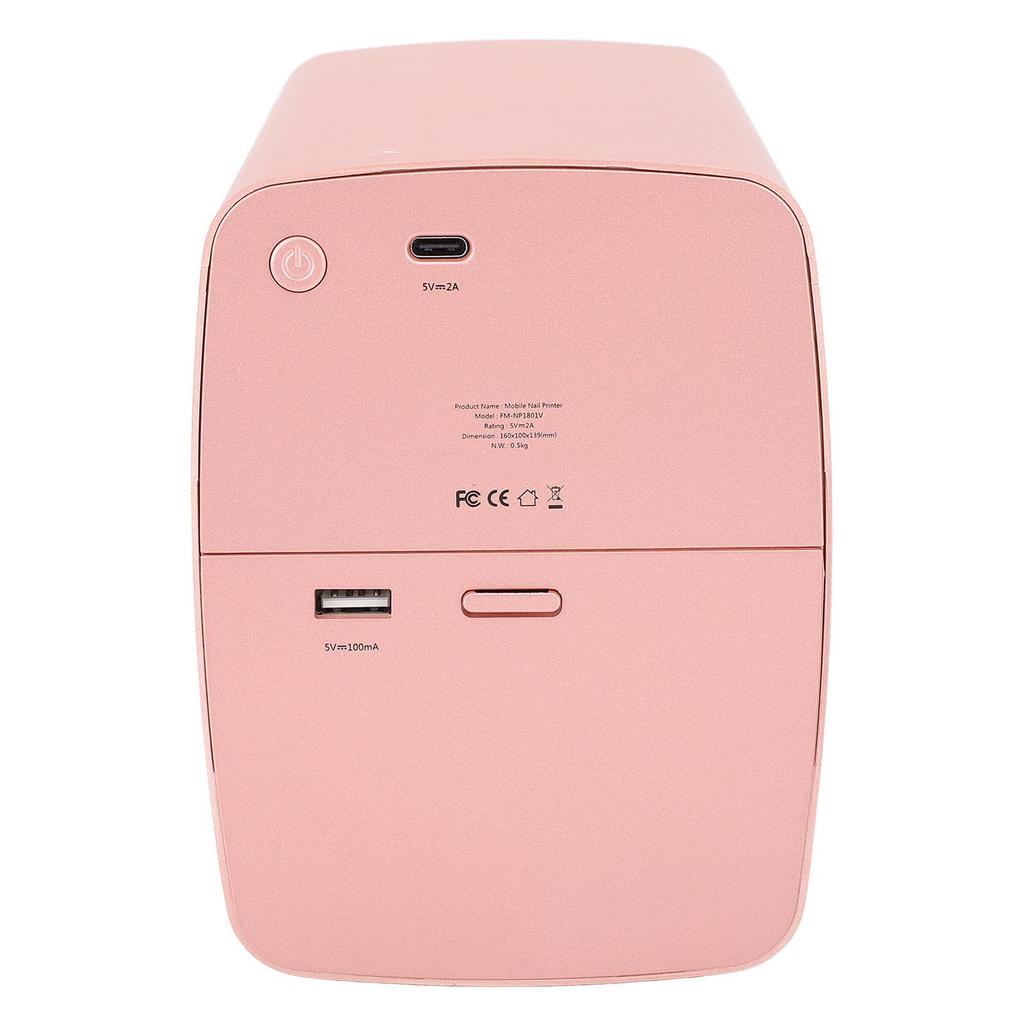 Принтер для ногтей с интеллектуальным управлением и идентификацией камеры, портативная машина для цветной печати для дизайна ногтей