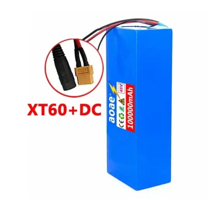 Оригинальный 48 В 13S5P 100 Ач литиевый аккумулятор для электромобиля 13S5P подходит для электроскутера, горного велосипеда 250-1000 Вт