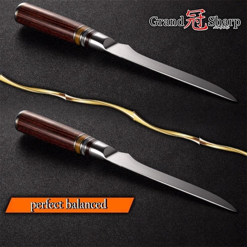 5,5-дюймовый нож для обвалки VG10, лезвие, японская дамасская нержавеющая сталь, 67 слоев, кухонные ножи шеф-повара