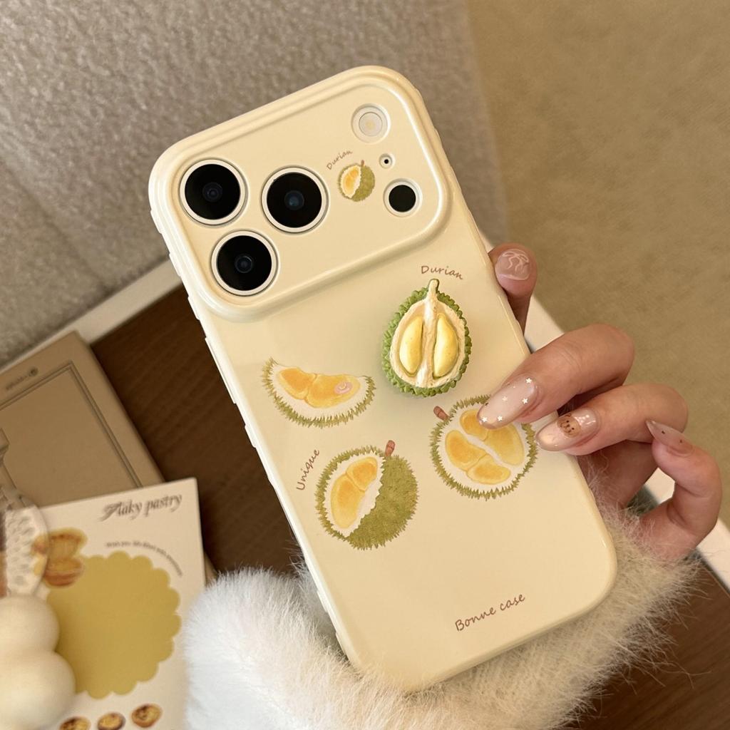 Креативный чехол для телефона с дурианом для iPhone 16, iPhone 17 и iPhone 17 Pro Max