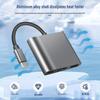 Многопортовый USB-C концентратор HDMI с USB 3.0 и док-станцией Type-C