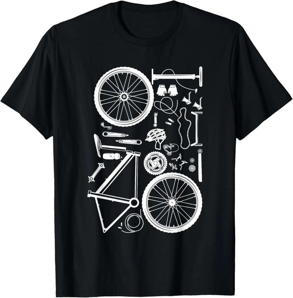 Funny Bike Parts - Downhill Rider Mountainbike MTB Cycling Gift Unisex T-Shirt