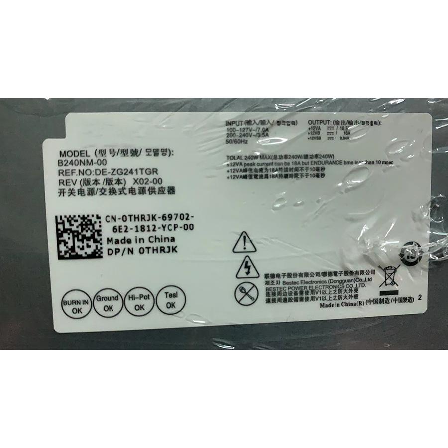 Блок питания 240 Вт PSU H240EM-00 Для Dell 7040 3650 3040 3046 8-контактный