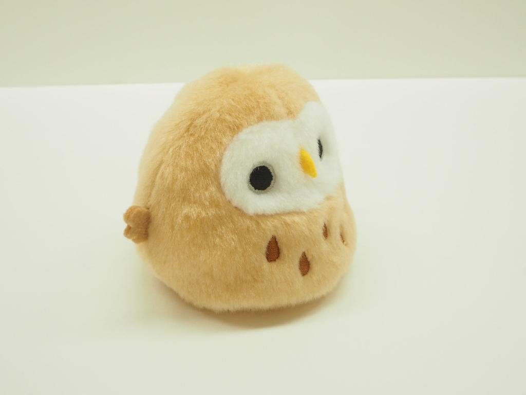 Sanei Boeki Original Plush Toy, Toridango Owl, W9 X D8 X H7cm, Animal