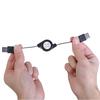USB 2.0 Male To Female Extension Retractable Cable Data Sync Charger Cord 73cm USB Male To Female Cable