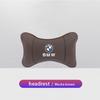 Car Neck Pillow Leather Breathable Soft Headrest stickers For BMW 50th F30 F40 F10 E90 X2 F20 E60 E87 M E92 X3 X1 X6 E30 E34 E61 YA1