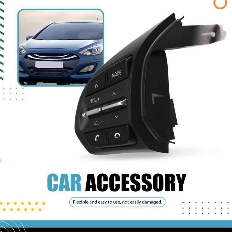 Durable-Steering Wheel Switch Button Radio Cruise Control Switch Button For Hyundai I10 I30 Veloster Kona Left 96710-J9030