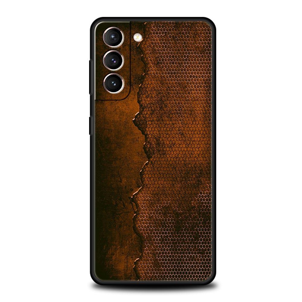 Винтажный промышленный стиль Ржавый чехол для телефона для Samsung Galaxy S26 S25 S24 S23 S22 S20 S21 FE Ultra S25 Edge Plus Мягкий чехол из ТПУ