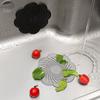 Sink Strainer Silicone Anti-Blocking Drain Filter Flower Design Odor Seal Kitchen Bathroom Accessory