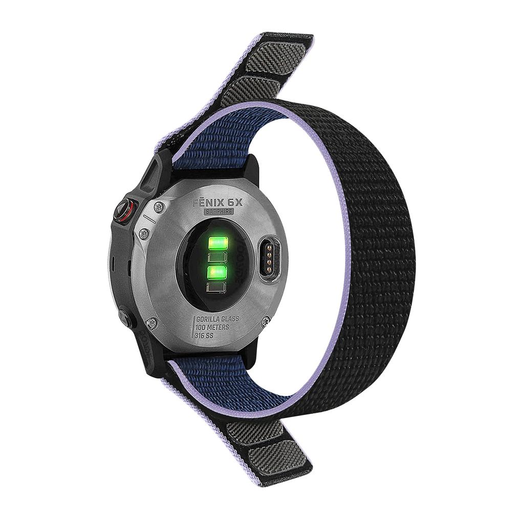 Нейлоновый ремешок шириной 22 мм для Garmin Fenix 7 Pro 6 Pro 5 Plus Epix Pro 2 Forerunner 265 255 965 955 945 935 Ремешок для часов Браслет