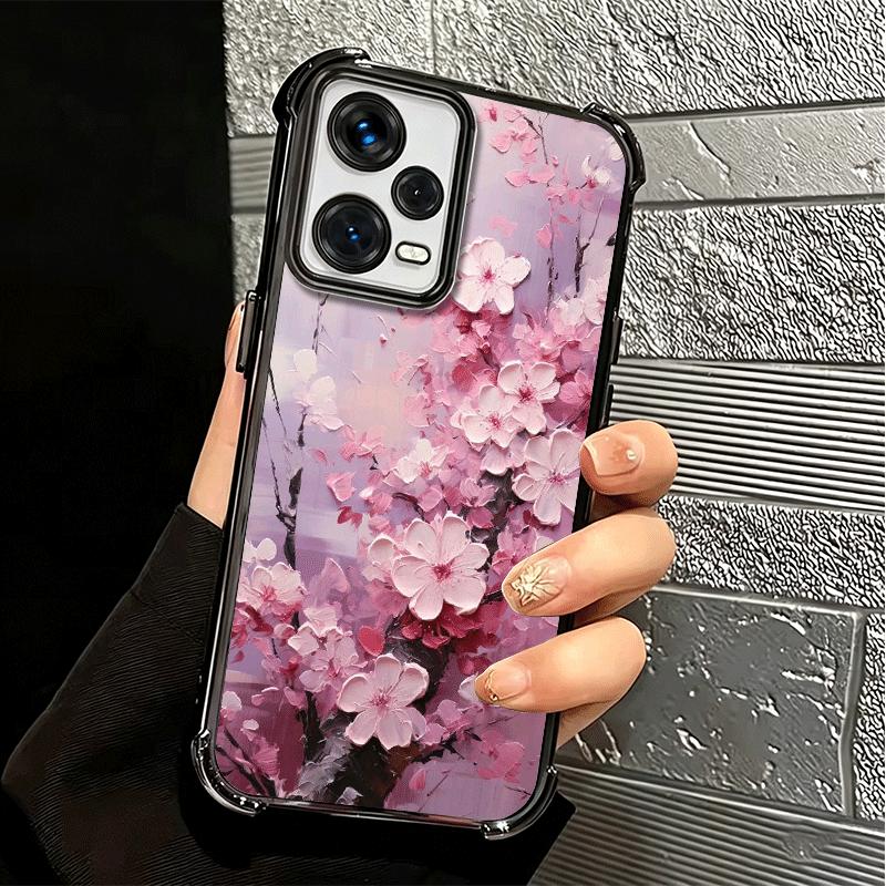 Чехол для телефона с покрытием Sakura Blossom Sakura Fashion для Xiaomi Redmi Note 14 15 Pro Plus 13 12 11 11S 11T 10 9S 9 5G, противоударный Aira