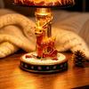 Hand-Painted Details Christmas Resin Craft Light Warm Soft LED LED Christmas Lamp  Holiday Party