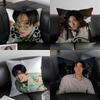 MMeguro RenN Actor Cushion Cover Pillowcase Ultra Soft Skin Friendly Fabric Cloud Like Comfort Concealed Zipper