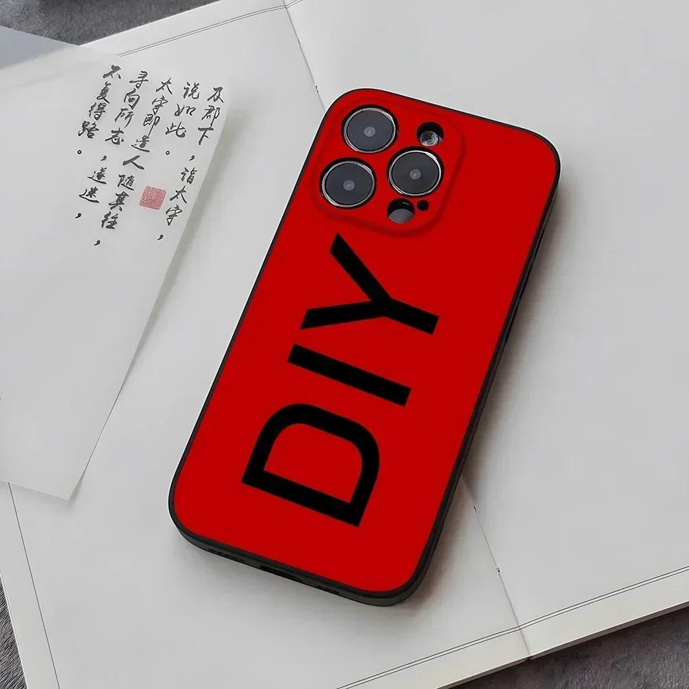 Модный Индивидуальный Дизайн DIY Чехол для Телефона Для Iphone16 15 12ProMax 11 13 14 Pro Xs Max Mini Xr X 7 Plus Fundas Силиконовый Чехол