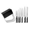 Tramontina Century Knife Set of 6, with Knife Stand, Forged Molybdenum-Toughened Stainless Steel, NSF Certified, Dishwasher Safe, Made In Brazil, Prod