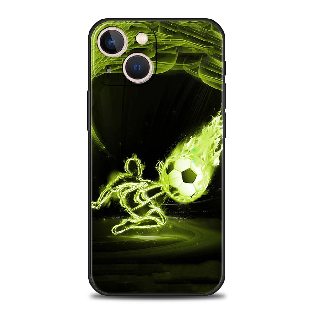 Футбольный ударопрочный для iPhone 15 14 13 12 11 Pro Max X XR 8 7 Plus SE2020 Чехол для телефона Крышка для iPhone X XR XS Max Корпус Capas