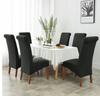 Cover For Xxl Sloping Chair, Black Velvet