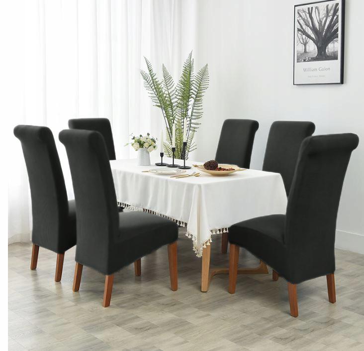 Cover For Xxl Sloping Chair, Black Velvet