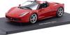ALTAYA Масштаб 1/43 Ferrari 458 Spider Открытый 2011 Металлическая модель автомобиля (красный) с чехлом [Параллельный импорт]