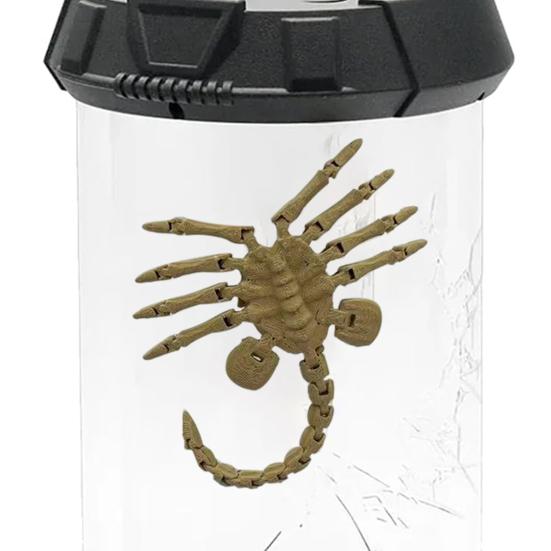Ведро для попкорна Facehugger LED Alien Octopus Tentacles Stasis Chamber Tank Gothic Desktop Decoration Home Decor