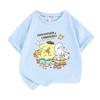 Summer Baby Girls  Clothes Kid Children Boys Pompompurin Printed T-shirts Cartoon Short Sleeve Top Outfits