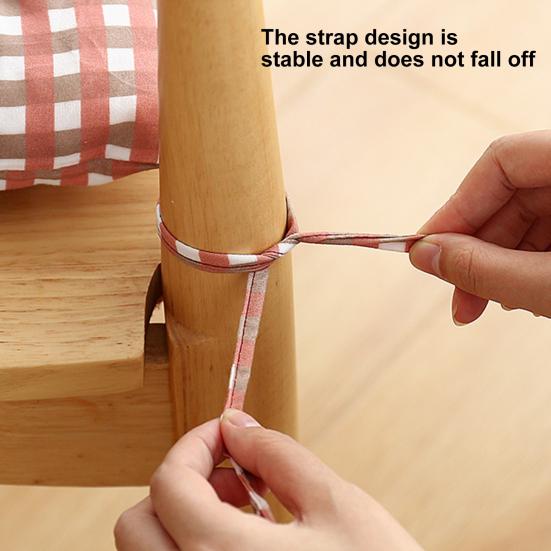 Современная полосатая подушка для стула, износостойкая, очень мягкая, толстая, моющаяся, подушка для обеденного стула, подушка для сиденья, товары для дома