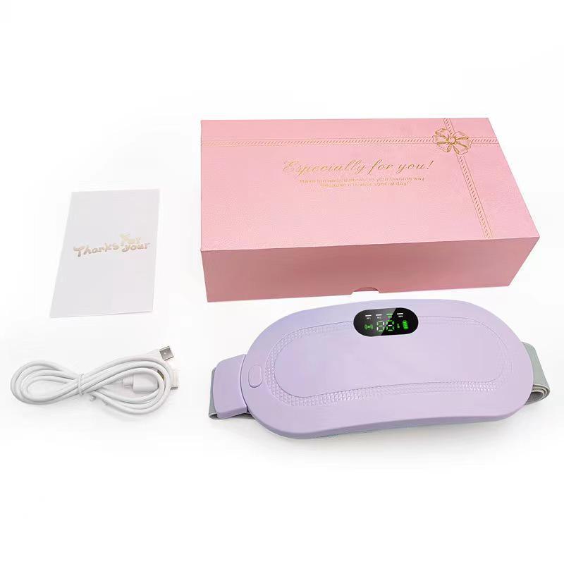 Перезаряжаемый цифровой пояс для согревания матки для девочек: Тепло, массаж и защита талии для облегчения дисменореи